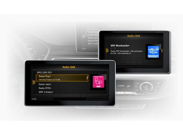 norDAB Premium DAB-integrering Audi m/MIB/MIB2