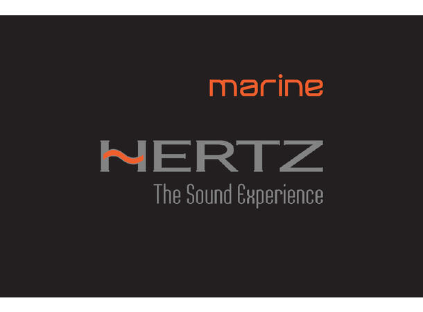 Hertz Marinematte Sort og orange marine matte