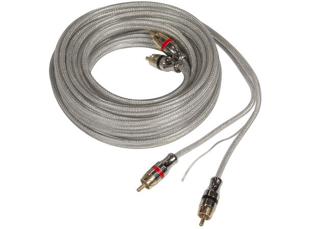 Musway RCA signalkabel, 5 Meter Dobbeltskjermet RCA kabel