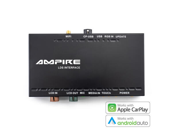 Ampire Trådløs Apple Carplay/AndroidAuto Audi m/MMI 3G/3G+ (High/Low)