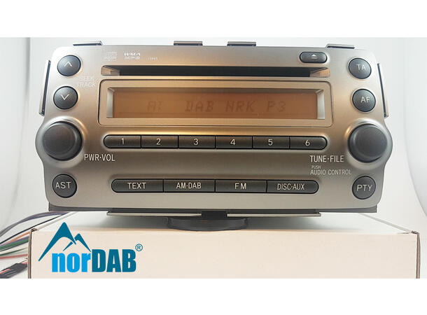 norDAB Premium DAB-integrering Toyota (og Lexus u/Navi) (2006-2016)