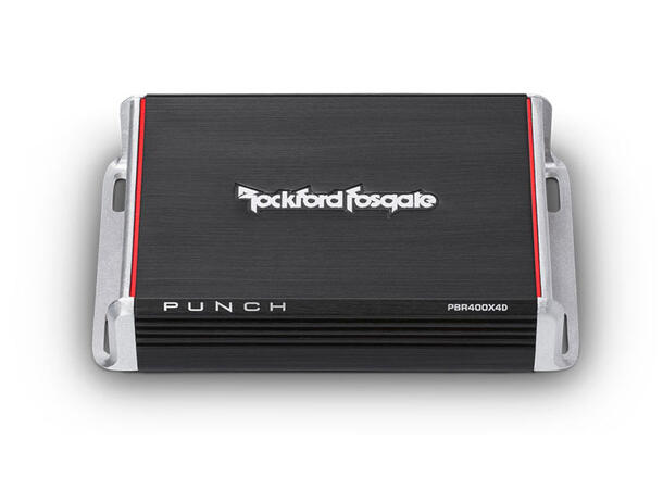 Rockford Fosgate Bilforsterker 4 x100W Punch 4-kanaler, 2 Ohm stabil