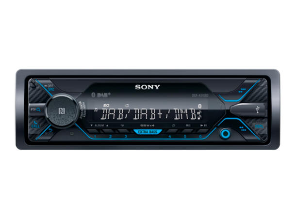 Sony DSXA510BD, DAB-radio  u/CD, 11 CM DYBDE, NFC, BT, USB, AUX, RCA UT