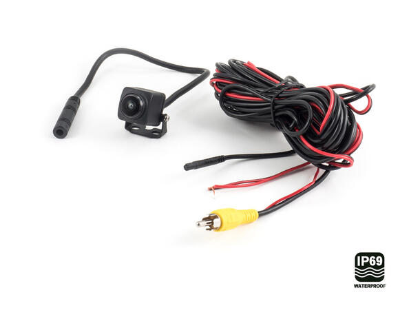 Ampire Frontkamera - Universalt (CVBS) NTSC - 7 meter kabel