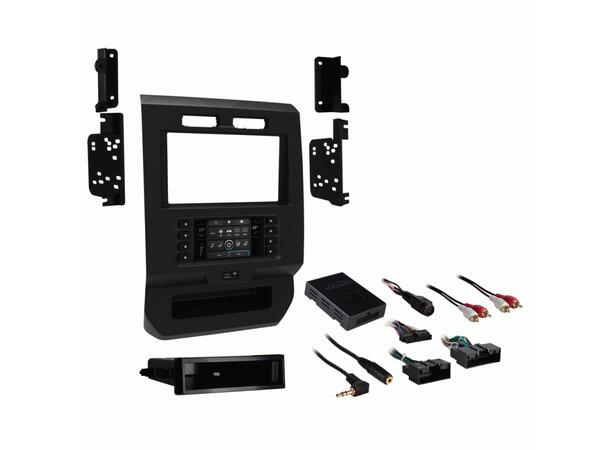 Metra Monteringskit 2-DIN (Komplett) Ford F-serie (2015 - 2020) m/auto klima