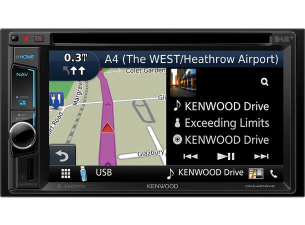 Kenwood DNX451RVS Truck/Camper Navi 2-DIN 6,2"  DVD DAB BT NAVI USB IPHONE