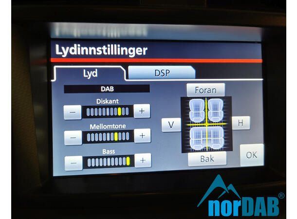 norDAB Premium DAB-integrering Lexus & Land Cruiser (2009-2015) m/Navi