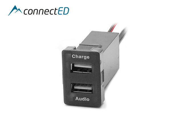 ConnectED Innfelt USB x 2 (Audio/Lading) Toyota/Lexus (ny type)