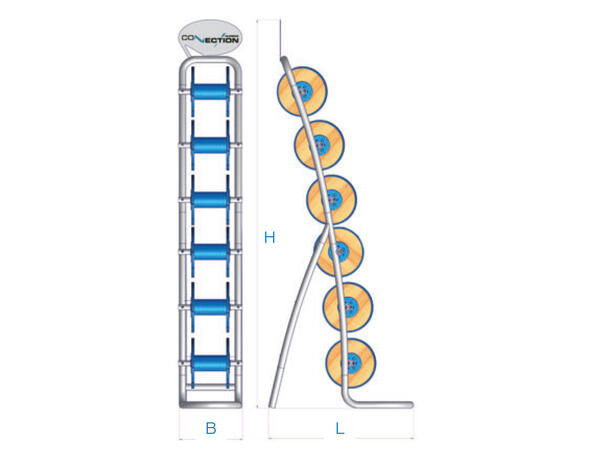 Connection Stativ for 6 kabelruller