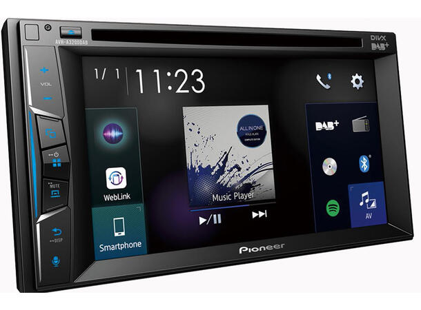 Pioneer AVHA3200DAB 2-DIN DVD DAB BT USB/IPHONE 6,2"