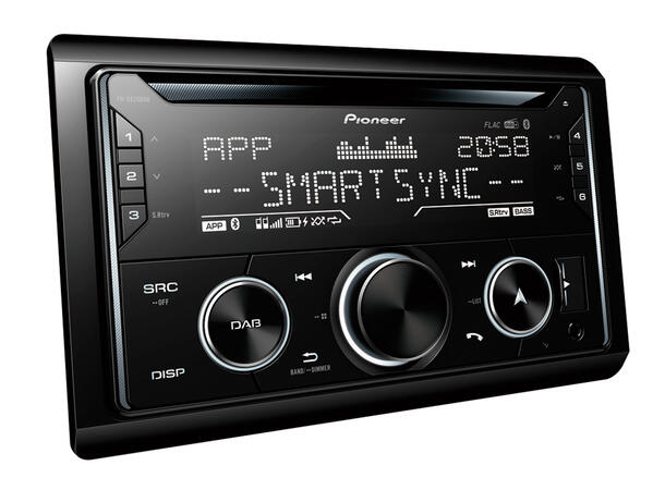 Pioneer FHS820DAB 2-DIN CD-spiller med usb, bluetooth