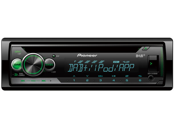 Pioneer DEHS410DAB 1-DIN CD Spiller med USB