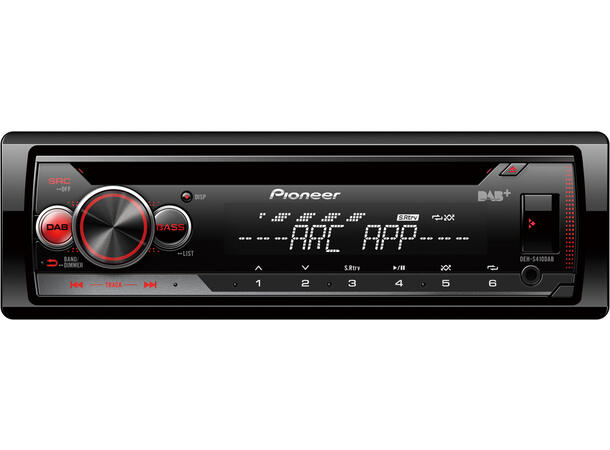 Pioneer DEHS410DAB 1-DIN CD Spiller med USB