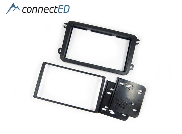 ConnectED Budget monteringsramme 2-DIN VW/Skoda RCD/RNS-formfaktor 