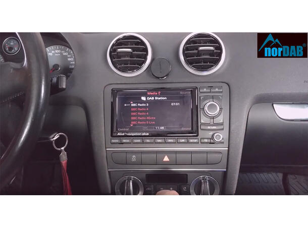 norDAB Premium DAB-integrering Audi Audi m/RNS-E (2009 - 2015)