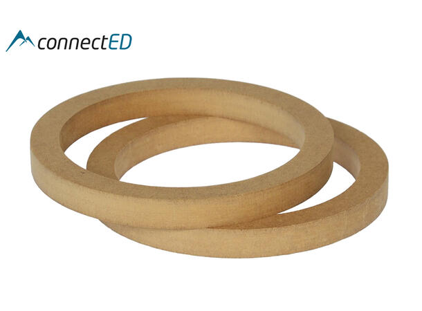 ConnectED MDF høyttaleradaptere (165mm) Universale (18mm dybde) 