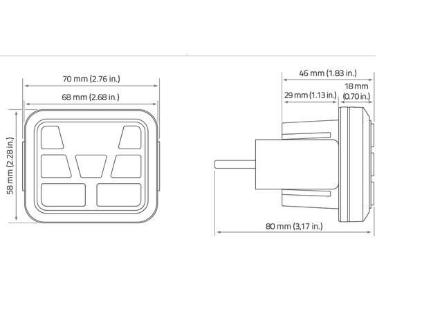 Hertz HMCU1 fjernkontroll For HMR10D, HMR15D, HMR20DAB og HMR BT