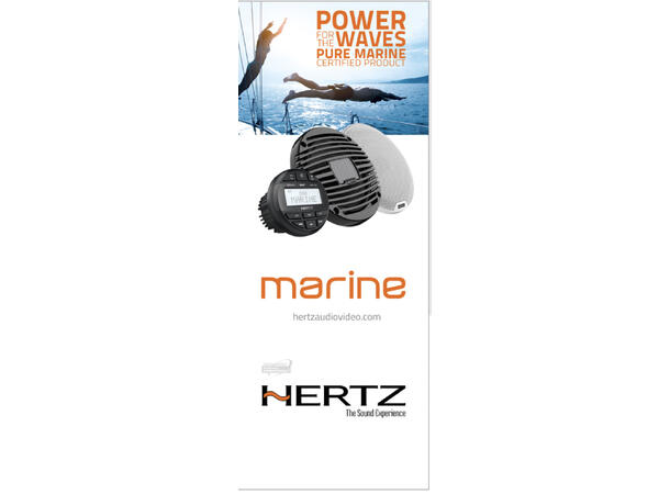 Hertz Marinebanner Roll-up banner 200x85cm