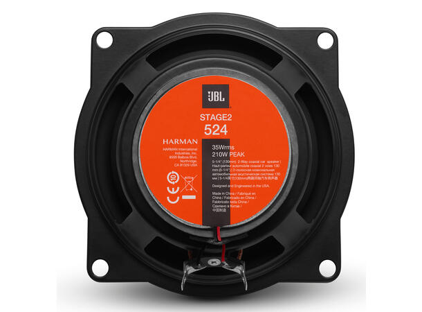 JBL Fulltone STAGE2, 5¼" 210W MAX, 5¼", 2-veis