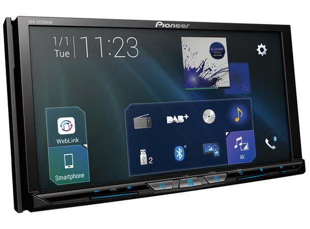 Pioneer AVHZ9200DAB 2-DIN DVD DAB BT USB/IPHONE 7"