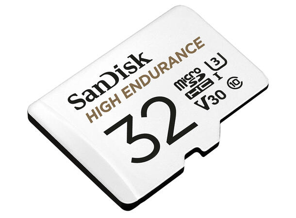 Sandisk 32GB High Endurance SD kort Designet for dashcam!