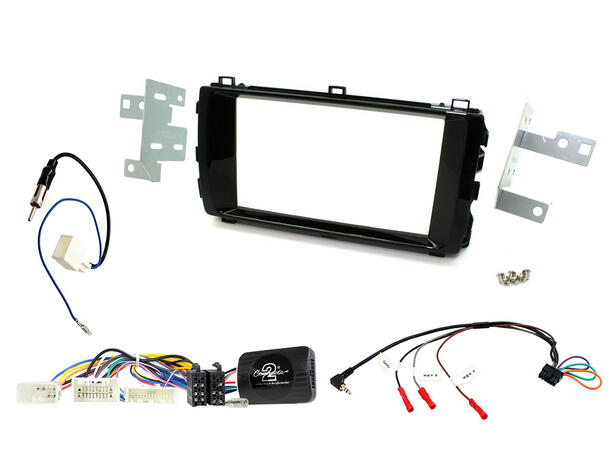 ConnectED Komplett 2-DIN monteringskit Toyota Auris (2013 - 2015) m/JBL system