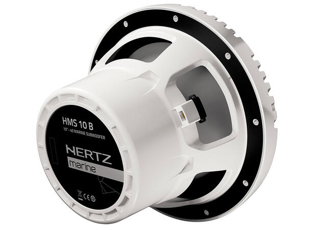 Hertz Marine HMS10B, 10" sub hvit 4 ohm Sprutsikker IP65, 500 W