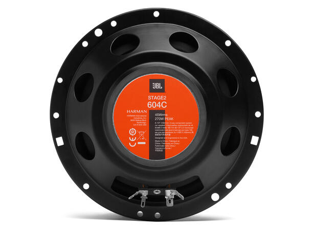JBL Komponentsett STAGE2 6½" 270W max, 6½", 2-veis komponentsett