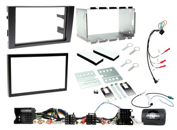 ConnectED Komplett 2-DIN monteringskit Audi A4 (2001 - 2007)