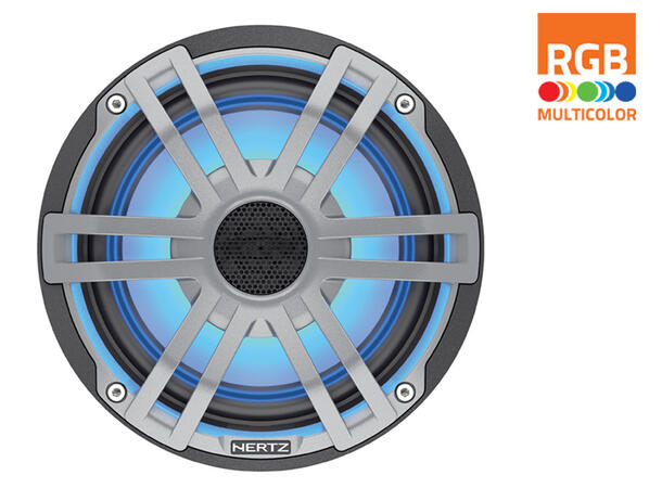 Hertz Marine HEX65 S L, 6½" med RGB Sprutsikker IP65, 100W