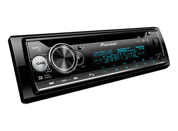 Pioneer DEHS720DAB 1-DIN CD-spiller med USB, bluetooth