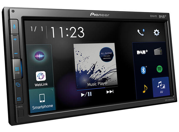 Pioneer SPH EVO62DAB UNI 1-DIN DAB+ BT  6,8" flytende skjerm