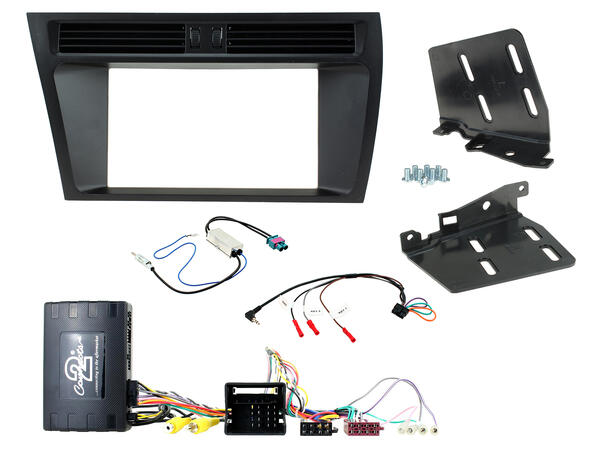 Connects2 Komplett monteringskit 2-DIN A4/A5 (2008-2016) m/Concert m/akt.høytt.