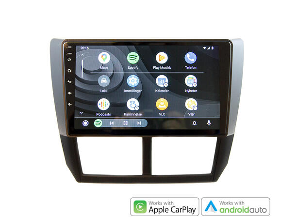 Hardstone 9" Apple CarPlay/Android Auto Forester/Impreza (2007 - 2012) m/Navi