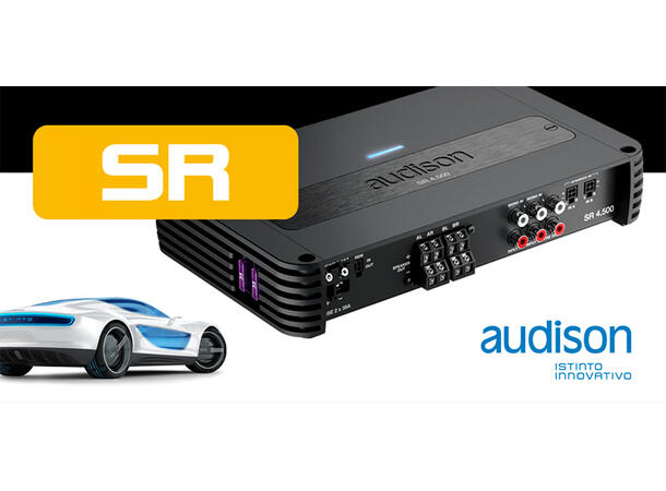 Audison SR 4 kanals forsterker 880W RMS  @ 2ohm 