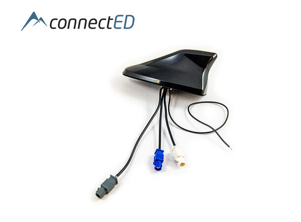 ConnectED FM/DAB/GPS-haifinneantenne For montering på tak