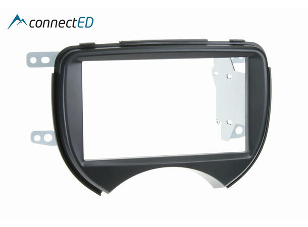 ConnectED Premium monteringskit 2-DIN Nissan Micra (2011 - 2012) u/navi sort