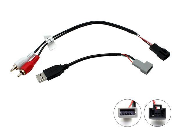 Connects2 Adapter - Beholde USB/AUX Ssang Yong Tivoli (2016 -->) RCA