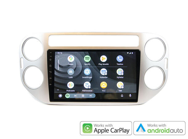 Hardstone 9" Apple CarPlay/Android Auto Tiguan (2007 - 2015)