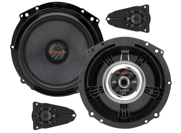 Musway 8" komponentsett VW 8" komponentsett for VW T5/T6