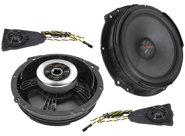 Musway 8" komponentsett VW 8" komponentsett for VW T5/T6