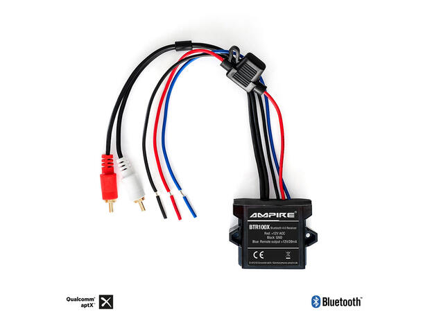 Ampire BT Audio-adapter Universal (12v/RCA)