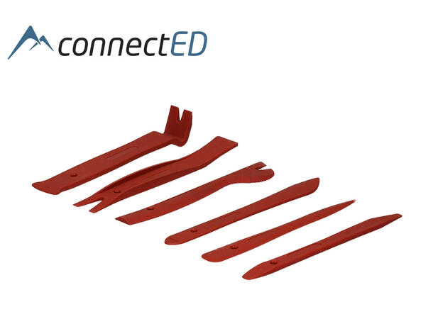 ConnectED Demonteringsverktøy (Rød) Komplett sett (6 deler)