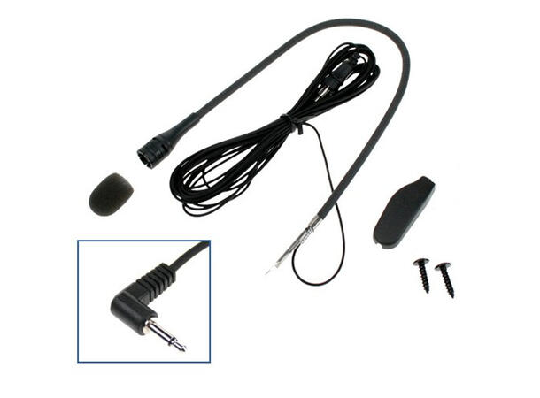 KRAM Svanehalsmikrofon - 32 cm arm Passer Handsfreesett med 3,5 mm minijack