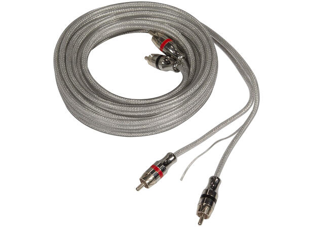 Musway RCA signalkabel, 3 Meter Dobbeltskjermet RCA kabel