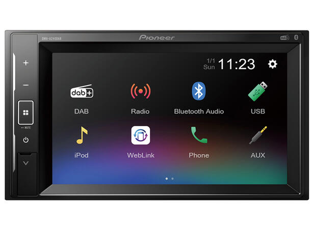 Pioneer DMHA240DAB 2-DIN DAB BT USB/IPHONE 6,2"