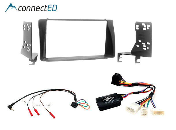 ConnectED Komplett 2-DIN monteringskit Toyota Corolla (2002 - 2007) m/rattkont.