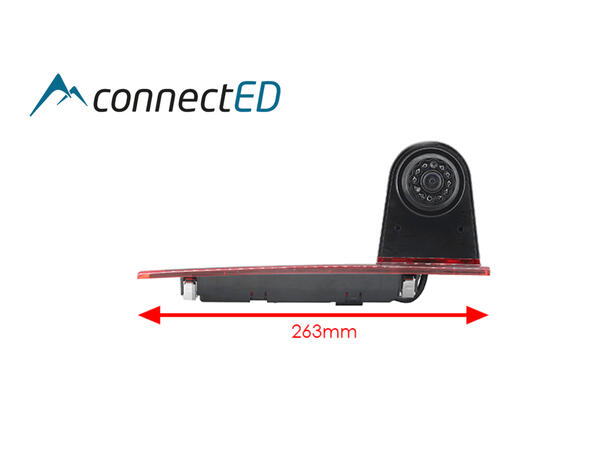 ConnectED Ryggekamera (Bremselys) (CVBS) Ford Transit Custom (2016 -->) m/LED
