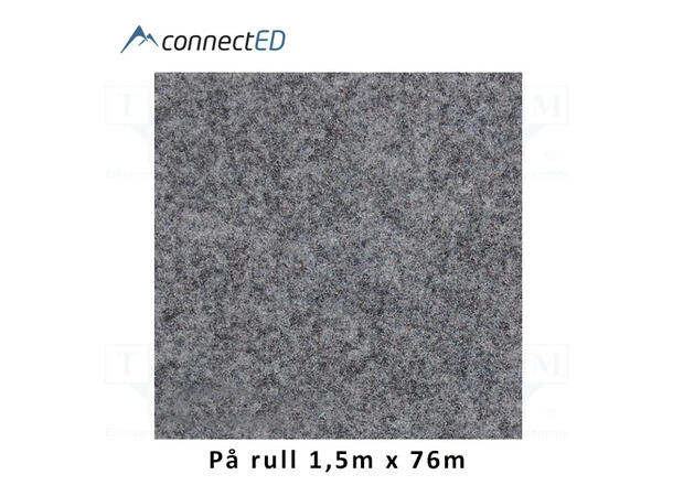 ConnectED Trunkliner teppe, Lys grå Tepperull på 1,50x52 meter(Reell frakt!)