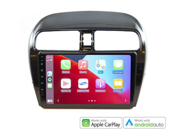 Hardstone 9" Apple CarPlay/Android Auto Mitsubishi Space Star (2013 -->)